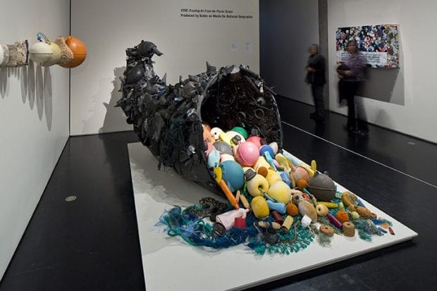 Art uses plastic beach litter to understand how consumer society