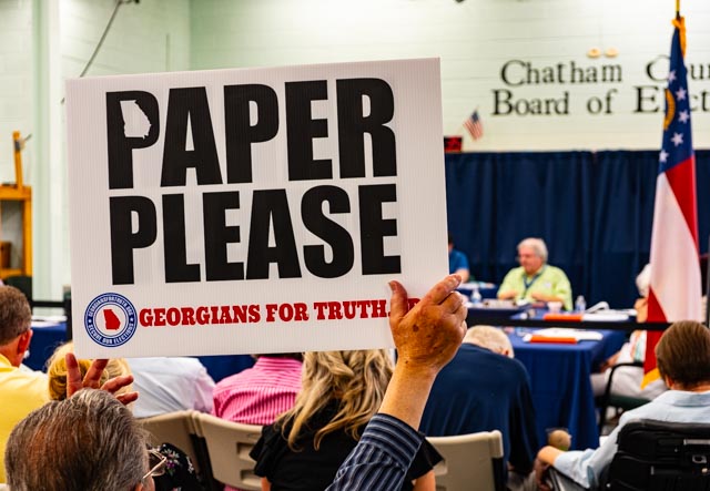 Unplug Chatham County's voting machines, activists demand - Vimarsana News