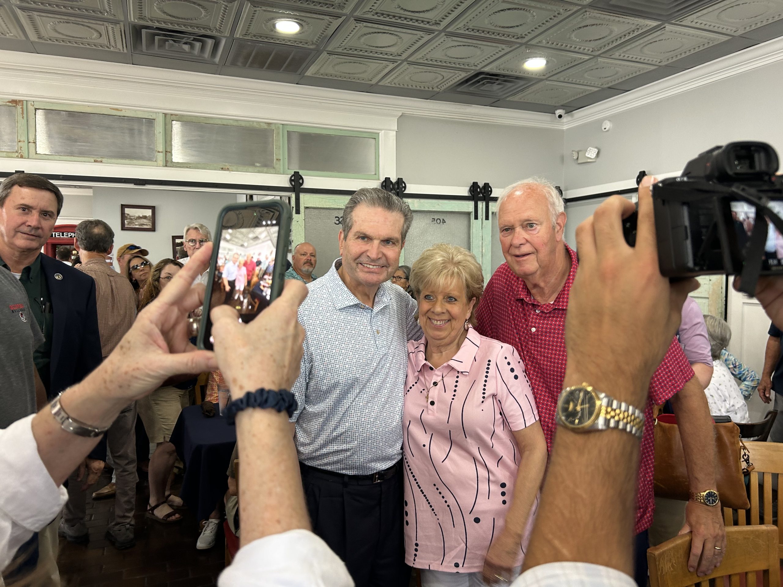 Rick Jackson connects with South Georgia voters in St. Marys