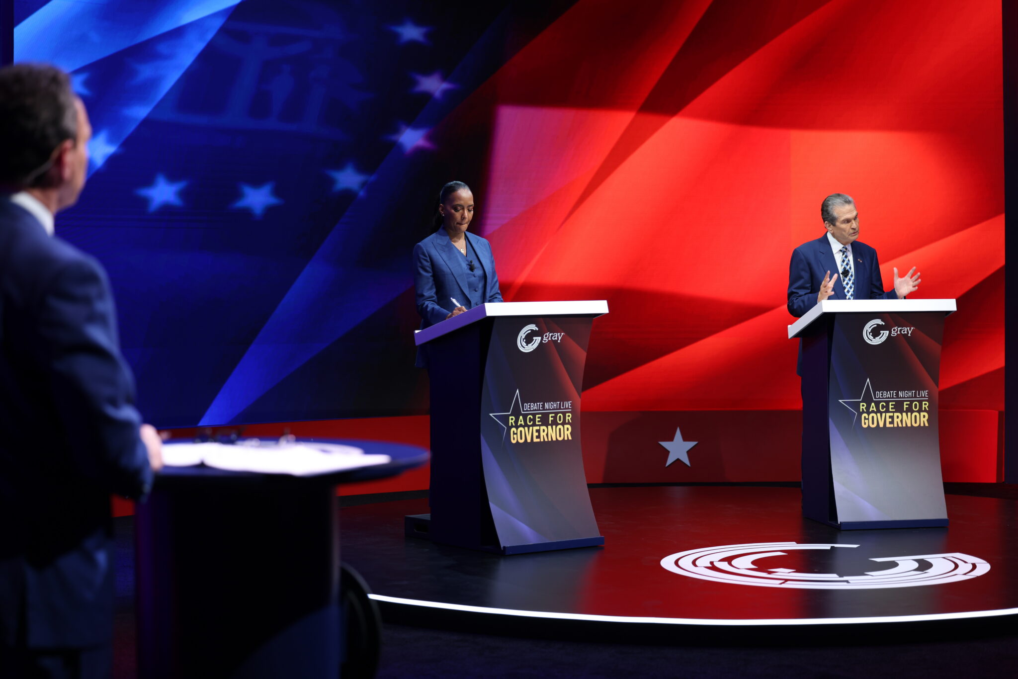 Bottoms, Jackson debate healthcare, data centers in sole scheduled forum